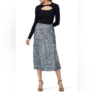 NWT Rebecca Minkoff Davis Plus Size Print Midi Skirt - 16W